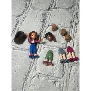 LEGO Friends Mini-Doll Parts Lot - Legs, Head, Hair - Mixed Replacements Gabby